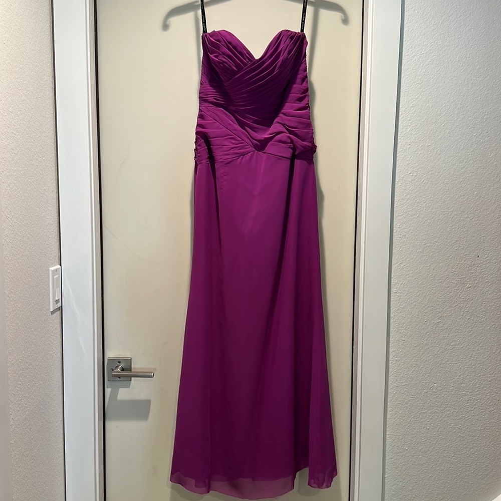 Alfred Angelo purple wedding guest or bridesmaid dress. Size 0, eu30. Worn once.